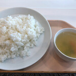 Resutoran Kafe Chikyuu Kousaten - 好みの炊き加減のご飯でした。