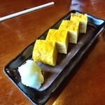 Teuchi Udon Jiyuuseki - 出し巻き卵。甘みと出汁のバランスがいいね。