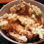 てんてん - エビ穴子天丼♪