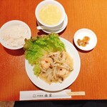 中華街 桂宮 - 海老のバター炒めランチ!!!!