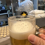 串焼 文福 - 生ビールのお墨付き