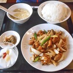 Hoseiken - 鶏肉ピリ辛四川風炒め（ご飯大盛）