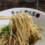 自家製麺 ら～めん かり屋 - 細麺で硬め♪