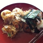 図書館前カフェこころ - たこやき