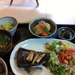 図書館前カフェこころ - さばしおやき