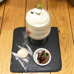 タカナシミルクレストラン - 5．デザート 北海道ホイップクリーム グラスケーキ