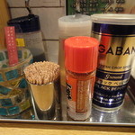 麺屋一燈 - 調味料、髪止め