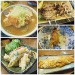 鳥政 - 鳥皮煮込み・マカロニサラダ・焼き物・玉子焼き