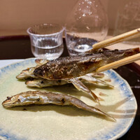 かみその - 稚鮎の塩焼き