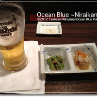 瓦町どら鴨 - お通しとビール