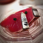 たかおか - 藁で燻した銚子の鰹。味が濃くてまさに旬♡うまぁい♡