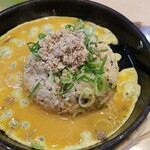 丸源ラーメン - 鉄板玉子チャーハン(増量)