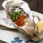 Oyster with shells from Sanriku