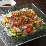 Seafood salad with plenty of fresh fish