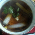 蕎麦まつも - 鴨汁のアップ写真