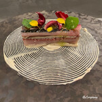 カーサ・デル・チーボ - 鰊のマリネとアピオスのプレッセ鰊の白子のソース