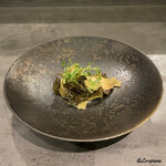 カーサ・デル・チーボ - 蝦夷鮑と生松藻のフェットゥチェ