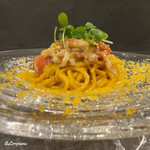 カーサ・デル・チーボ - 栗蟹とフルーツトマトの冷製タリオリーニ