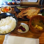 焼魚食堂 - あじの開きランチ690円税込