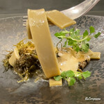 カーサ・デル・チーボ - 鮑の肝を練り込んだ手打ちパスタのフェットゥチェ