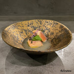 カーサ・デル・チーボ - 桜鱒のボッリートに桜鱒のブロード