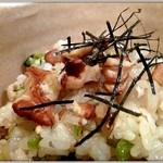 おず smoked和taste - 燻製の真鯖と野沢菜漬けのまぜご飯