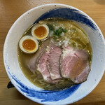 Chuuka Soba Oshitani - 【期間数量限定】特製 蟹と鶏の中華そば 1100円（2022年3月）昼夜各10食限定で提供されていました。