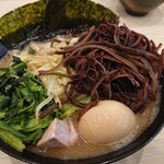 横浜家系ラーメン 蓮 - レディース♪きくらげ