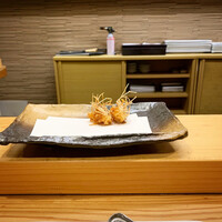 天ぷら鉄板料理 天旬 - 海老の足