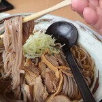 Sobadokoro Banzan - お蕎麦は歯応えがありツルツル