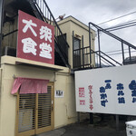 おふくろ亭 - 入口
      2022/03/29
      ホル鍋定食 大盛 500円
      フライ3品 100円 黒ハンペン、ナス、竹輪