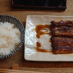 かぶと - 蒲焼きとご飯
