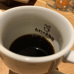 むさしの森珈琲  - ブレンドコーヒー　飲んでいくと店名が現れます