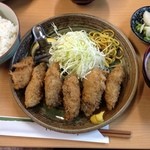 食庵とんとん - カキフライ定食