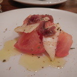 ピスカリア - 前菜1/6種　トマト×チーズになる前のチーズ×アンチョビ