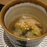 神保町 傳 - 下仁田ネギと蕪のあんかけ