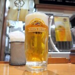 新潟カツ丼 タレカツ - 生ビール