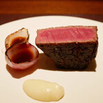 アカ - ☆フィレ肉ステーキ(^_-)-☆