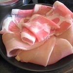 しゃぶしゃぶ剛 - しゃぶしゃぶ桜の豚肉と鶏肉