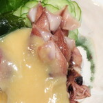 田舎家 旬 - ホタルイカの酢味噌がけ