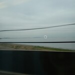 ラーメン濱野家 - 遠くにマリンの照明…