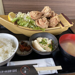 鶏唐家 - 唐揚げ定食 レギュラー(6個)