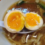 麺創庵 砂田 - 拘り一覧にはなかったが美味い味玉
