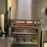 味ひろ - 国産キングサーモンの焼き場