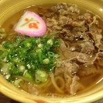 百福 - 肉うどん。