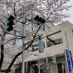 La Brianza - さくら坂端の交差点。