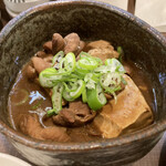 升屋 - もつ煮込み豆腐 350円
