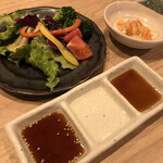 Nikuya Matsuhisa - 焼肉コース（竹）サラダ•小鉢