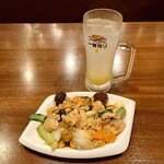中華料理 菜香菜 - 八宝菜とレモンサワー