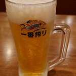 中華料理 菜香菜 - 生ビール